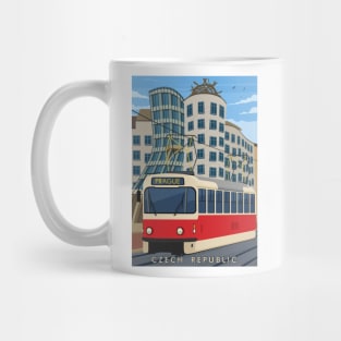 The Prague tramway Czech Republic Mug